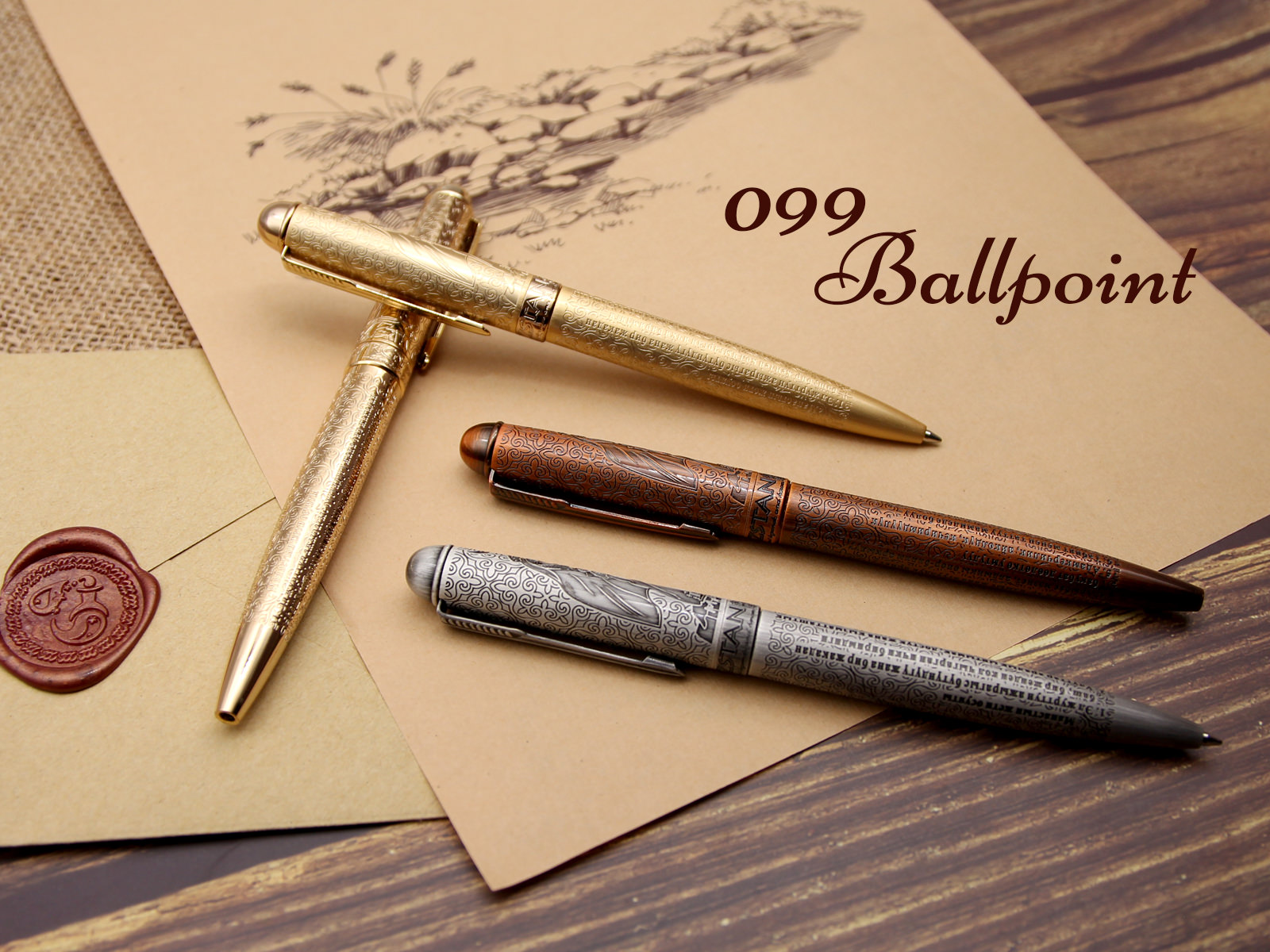 签字笔  美工笔  圆珠笔  蘸水笔 金笔  钢笔 定制笔  书法笔、签字笔   中欧(中国) 水妖